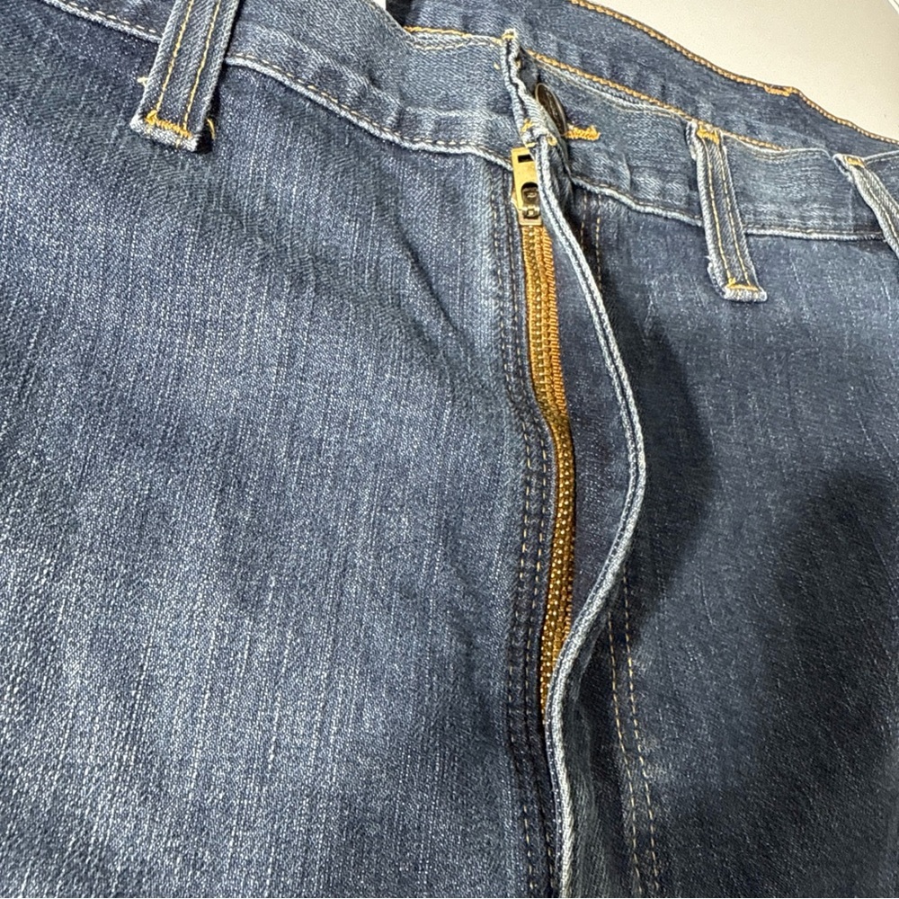 Carhartt Mens Blue Jeans 50x32, Work, Social Western Wear, Dark Wash - Picture 7 of 11